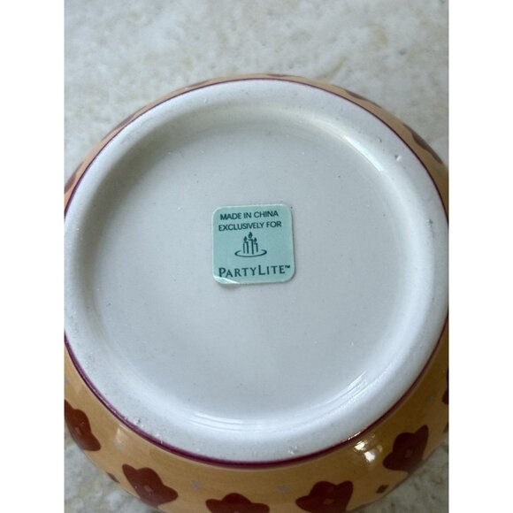 Partylite Bohemian Spice Votive Candle Holder Keepsake Retired 3.75”T EUC - Picture 4 of 6